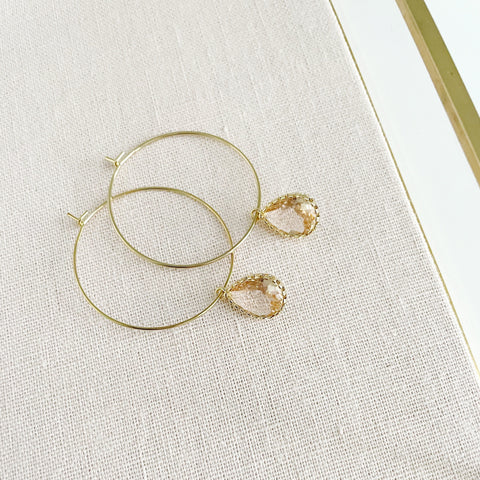The Sophia Hoop Earrings (Available in 16 colors)