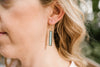 The Naomi Earrings - Howlite or Turquoise